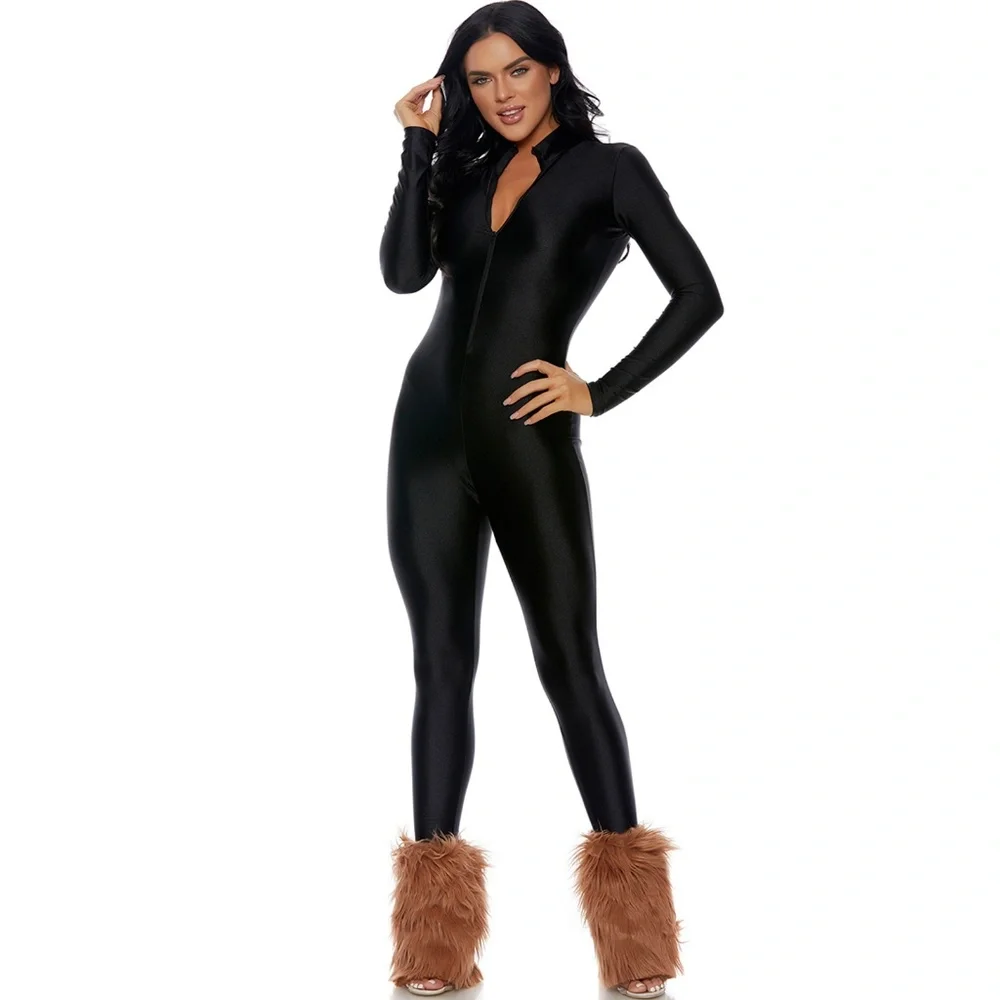 Brown Furry Ankle Legwarmers Fuzzy Boot Covers